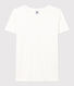 Kurzärmeliges Damen-T-Shirt "Le Droit" mit V-Ausschnitt aus feinem Jersey