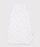 Babyschlafsack aus Baumwolle mit Wolkenmotiv TOG-Wert 1,5 weiss MARSHMALLOW/weiss MULTICO