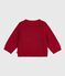 Baby-Pullover aus Woll- und Baumwollstrick rot CORRIDA