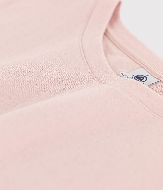 Damen-T-Shirt LE BOXY aus Baumwolle rosa SALINE