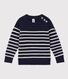 Kinderpullover aus Wolle und Baumwolle Mädchen / Jungen