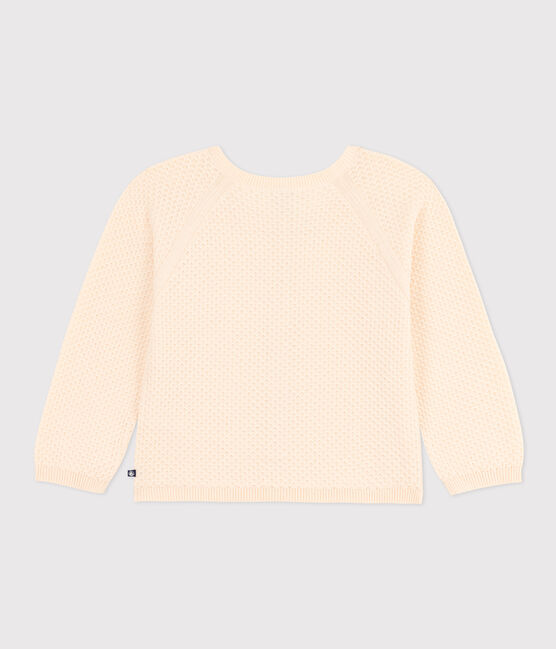 Cardigan aus Baumwolle Kinder/Mädchen naturfarben AVALANCHE