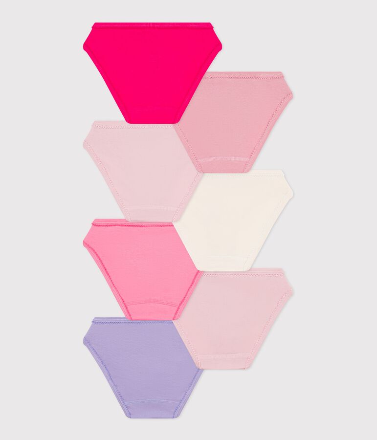 Set Kinder-Slips aus einfarbiger Baumwolle vielfarbig