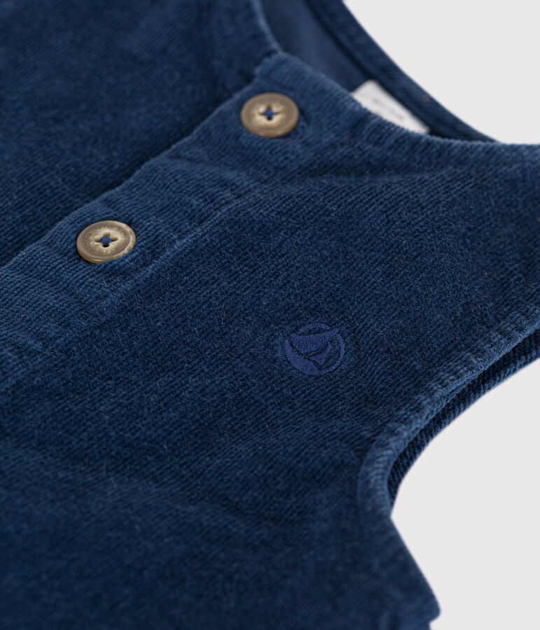 Baby-Overall aus Cord blau