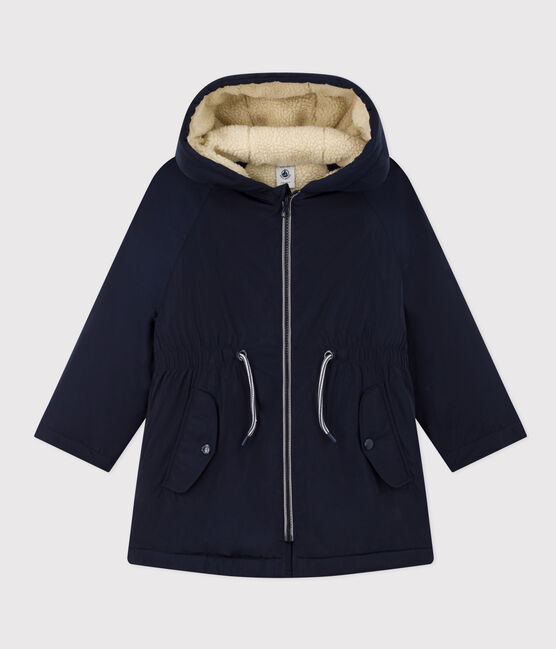 Parka Kinder/Mädchen blau SMOKING