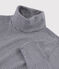 Rollkragenshirt aus gestreifter Baumwolle für Damen blau SMOKING/weiss MARSHMALLOW