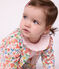 Baby-Cardigan aus Baumwolle mit Blumenmuster weiss/vielfarbig
