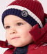 Baby-Mütze aus Strick mit Fleece-Futter