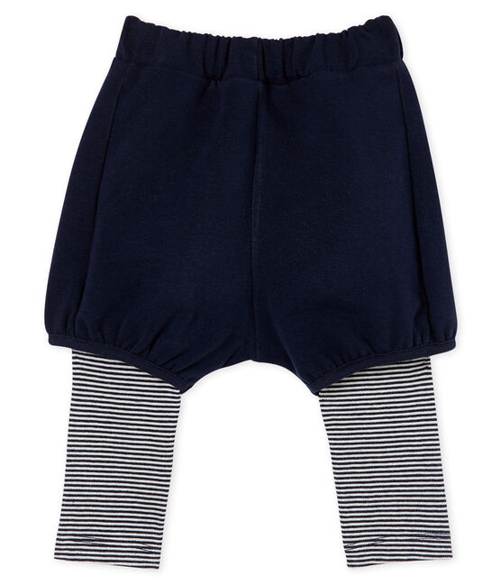Baby-Legging mit Short für Mädchen blau SMOKING/weiss MARSHMALLOW