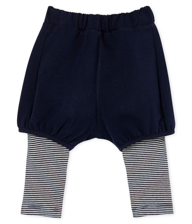 Baby-Legging mit Short f&uuml;r M&auml;dchen blau/weiss
