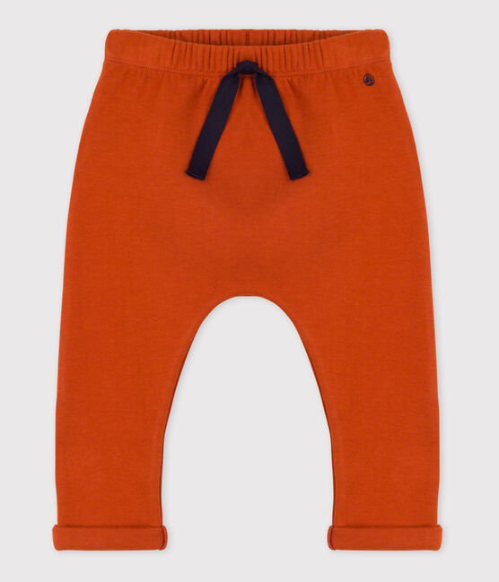Babyhose aus dickem Jersey braun RUSTY