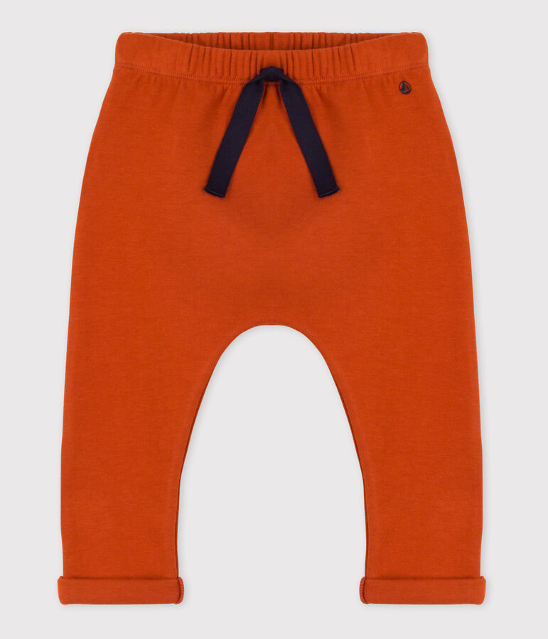 Babyhose aus dickem Jersey braun