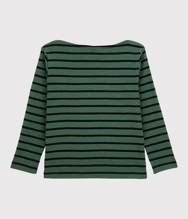 Kinder-T-Shirt aus Baumwolle M&auml;dchen &ndash; Jungen gr&uuml;n