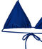 Einfarbiger Damen Bikini blau PERSE