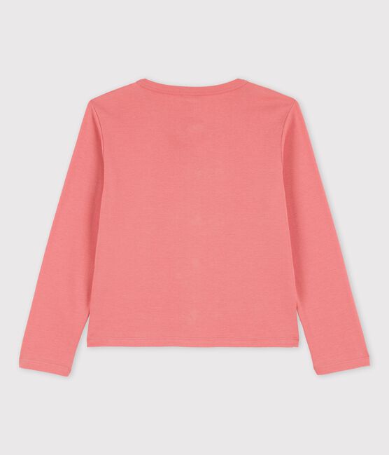 Cardigan aus Bio-Baumwolle für Mädchen rosa PAPAYE