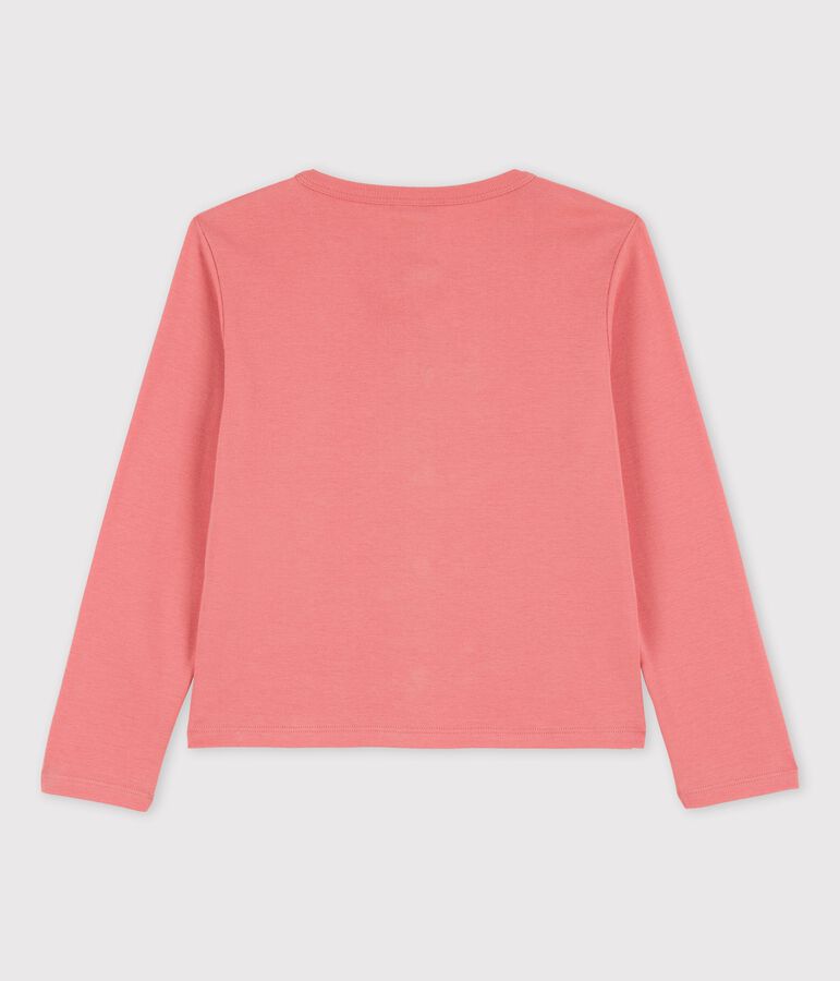 Cardigan aus Bio-Baumwolle f&uuml;r M&auml;dchen rosa PAPAYE
