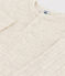 Langärmeliger Baby-Body aus Baumwolle mit Tunikaausschnitt beige MONTELIMAR CHINE