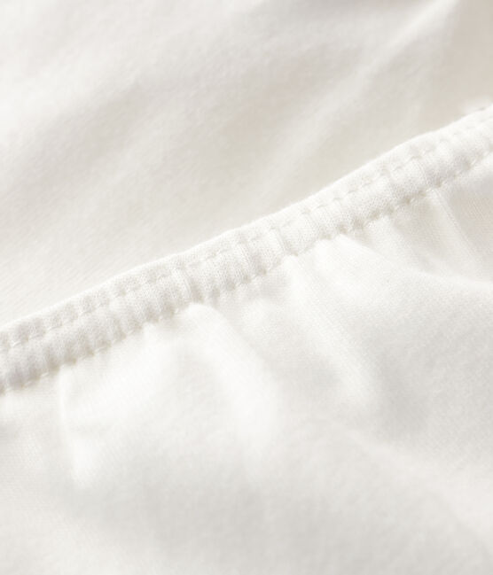 2er-Set weiße Shortys aus Bio-Baumwolle für Mädchen variante 1