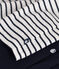 Babyset aus Baumwolle, bestehend aus Kleid und Leggings weiss MARSHMALLOW/blau SMOKING