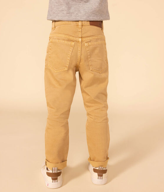 Kinderhose aus Denim für Jungen beige TOURONE