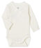 Langärmeliger Body für Neugeborene weiss MARSHMALLOW/rosa CHARME