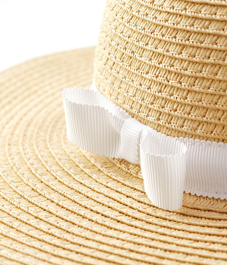 Baby-Strohhut M&auml;dchen rosa