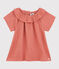 Kinder-Bluse aus Musselin-Stoff für Mädchen rosa PAPAYE