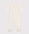 Strampler aus Nicki weiss MARSHMALLOW/grau GRIS