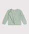 Cardigan aus Baumwolle Kinder/Mädchen grün HERBIER