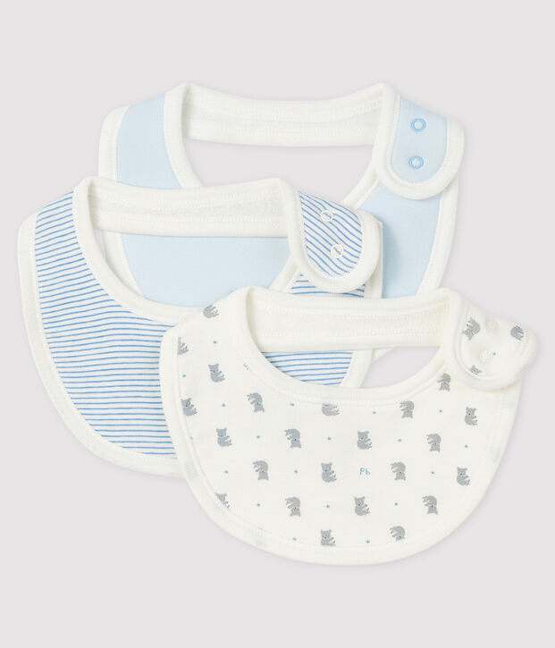 3er-Set Baby-L&auml;tzchen aus Rippstrick vielfarbig