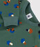 Baby-Sweatshirt aus Baumwolle mit Pilzmotiv grün VALLEE/naturfarben MULTICO
