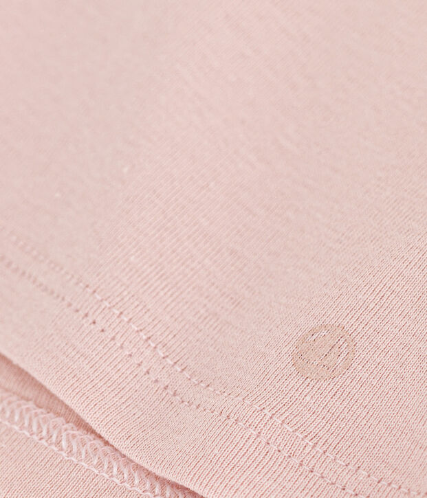 Lang&auml;rmelige Babybluse aus Baumwolle rosa