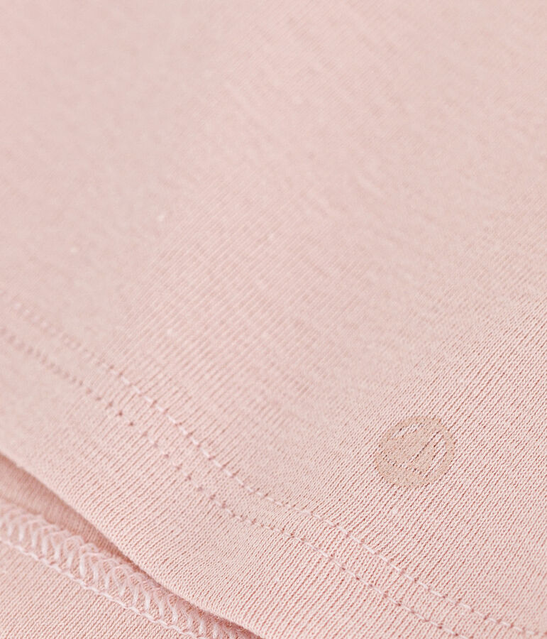 Lang&auml;rmelige Babybluse aus Baumwolle rosa
