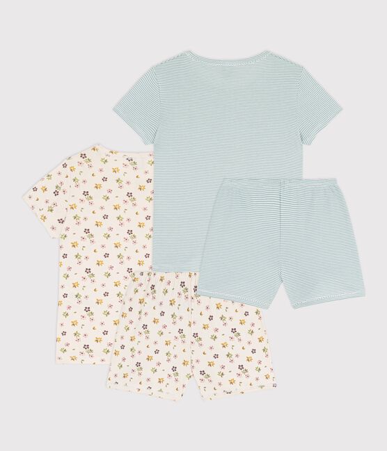 Set Kinder-Kurzpyjamas aus gemusterter Baumwolle variante 1