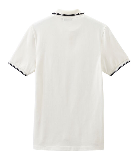 Kurzärmeliges poloshirt herren weiss MARSHMALLOW