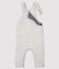 Lange Baby-Latzhose für Jungen grau BELUGA CHINE