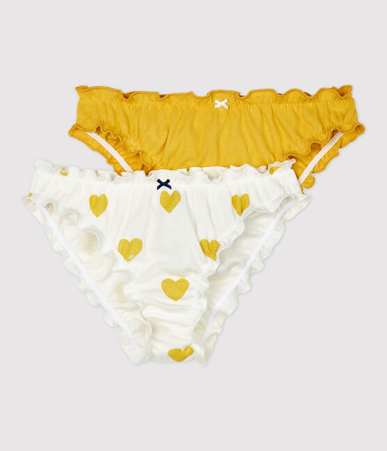 2er-Set volantierte Damenslips aus Baumwolle Variante 1 PACK