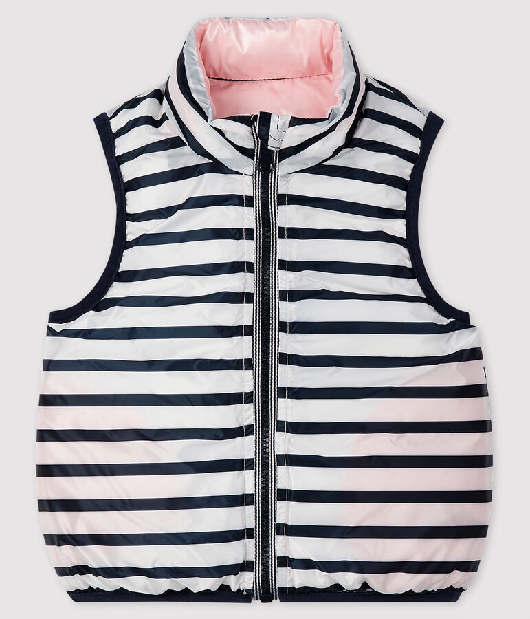 Wendbarer Baby-Anorak rosa MINOIS