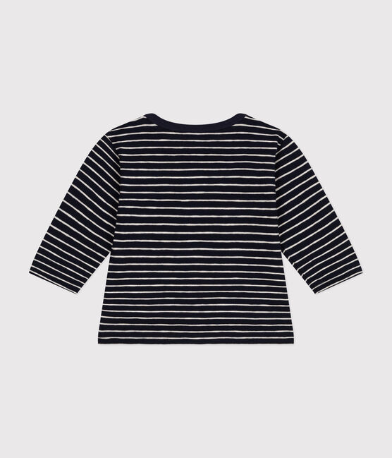 Langärmeliges Baby T-Shirt aus feinem Jersey SMOKING/ MONTELIMAR