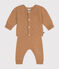 2-teiliges Baby-Strickset braun CUIVRE