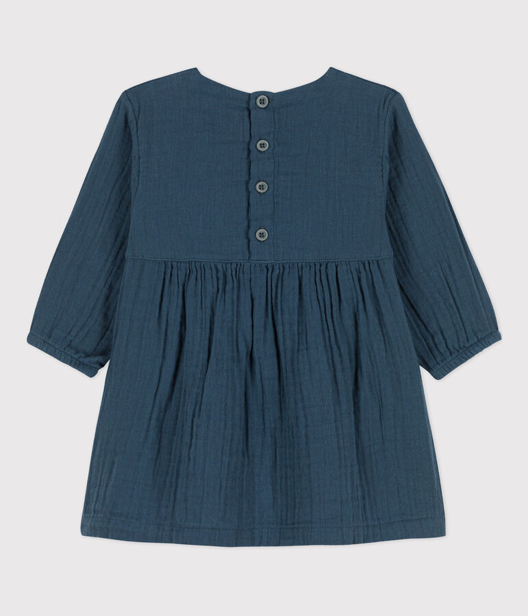 Lang&auml;rmeliges Babykleid aus Musselin DUCKY