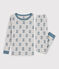 Kinderpyjama mit schmaler Passform aus Baumwolle mit Hundemotiv grau POUSSIERE/ ROVER