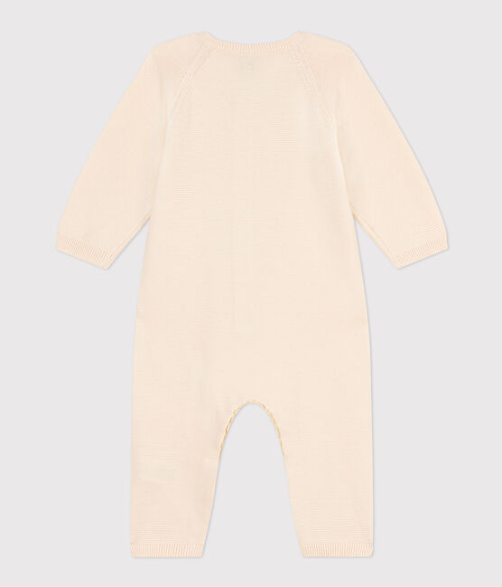 Langer Baby-Overall aus Strick naturfarben AVALANCHE