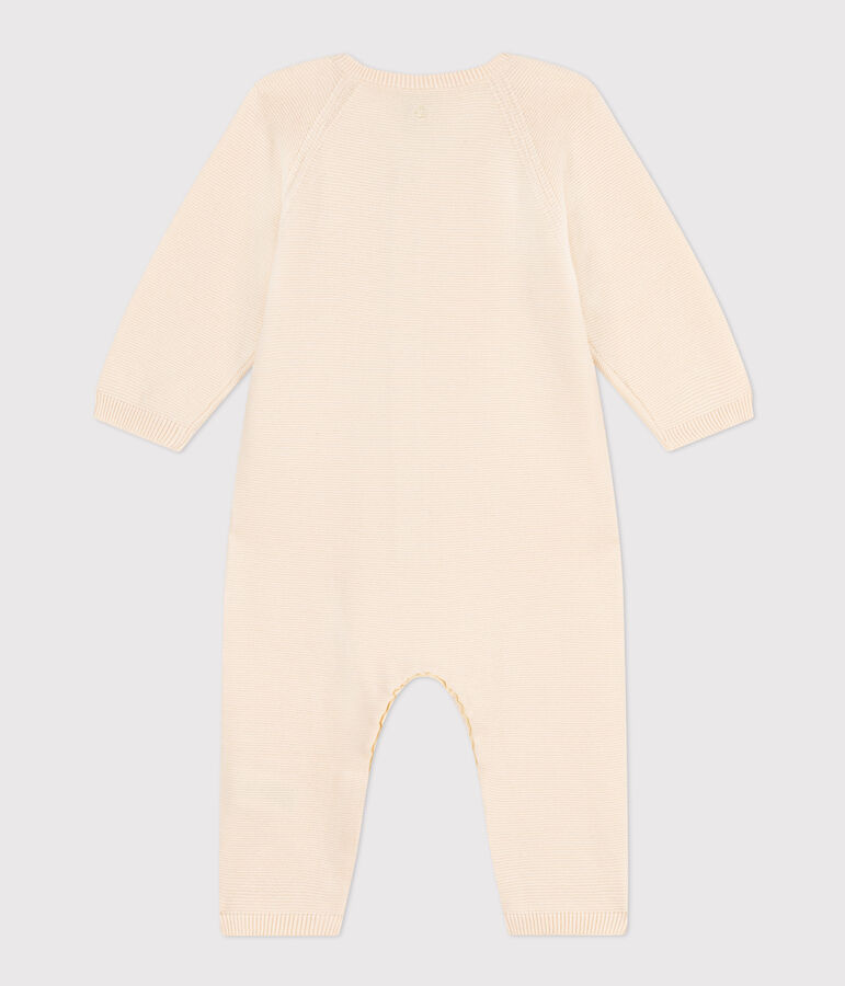 Langer Baby-Overall aus Strick naturfarben AVALANCHE