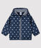 Baby Jacke mit Print für Mädchen/Jungen blau SMOKING/weiss MARSHMALLOW