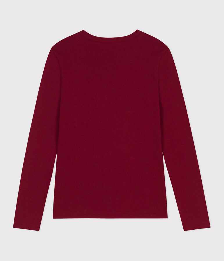Lang&auml;rmeliges Damen-T-Shirt L&rsquo;Iconique aus Baumwolle rot