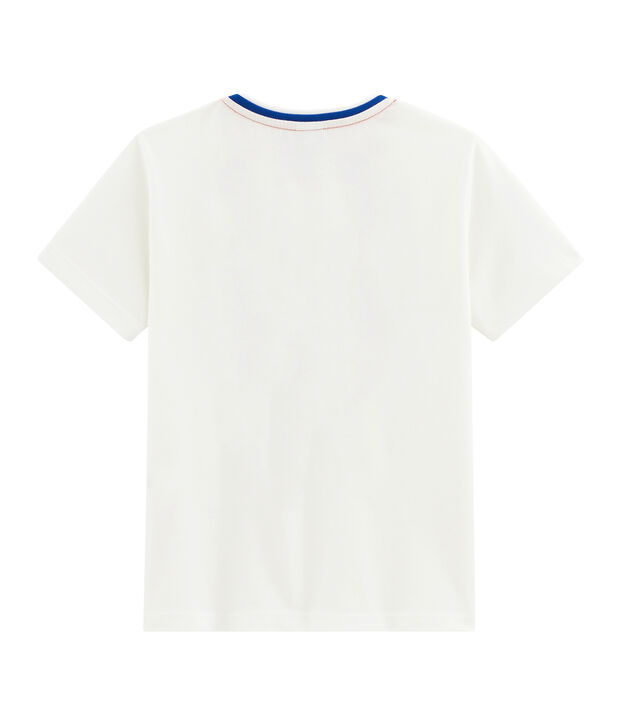 Kinder-T-Shirt f&uuml;r Jungen weiss
