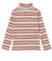Mädchen-Unterziehpullover von Petit Bateau & Ines de la Fressange Paris beige COQUILLE/weiss MULTICO
