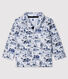 Baby-Sweatshirt aus Molton mit Muster für Jungen
