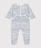 Dors bien en velours bébé weiss ECUME/ INCOGNITO